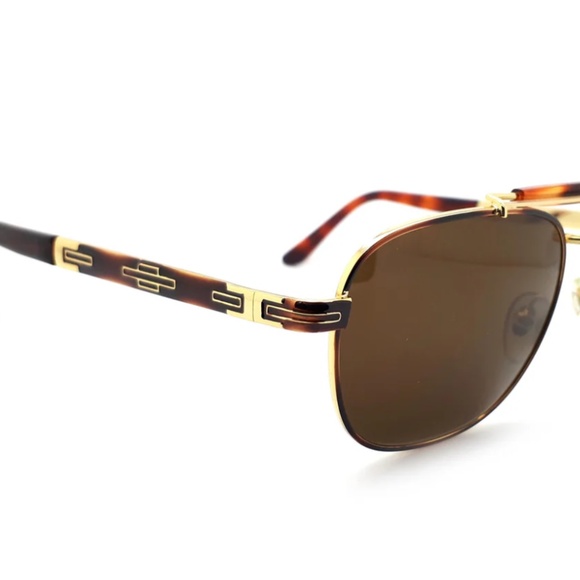 HILTON OLYMPIA Aviator in Gold & Tortoiseshell - 928 C077 MSRP $600 - BNIB main image 6